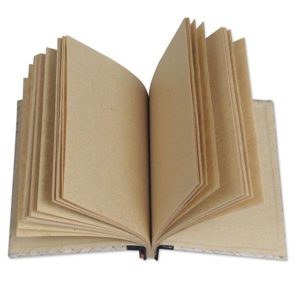 Alternate image for Pandan Leaf Woven Journal with 100 Rice Straw Pages Weaver Wonder