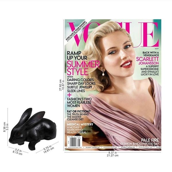 Alternate image for Handcrafted Suar Wood Rabbit Sculpture in Black from Bali Curious Rabbit in Black