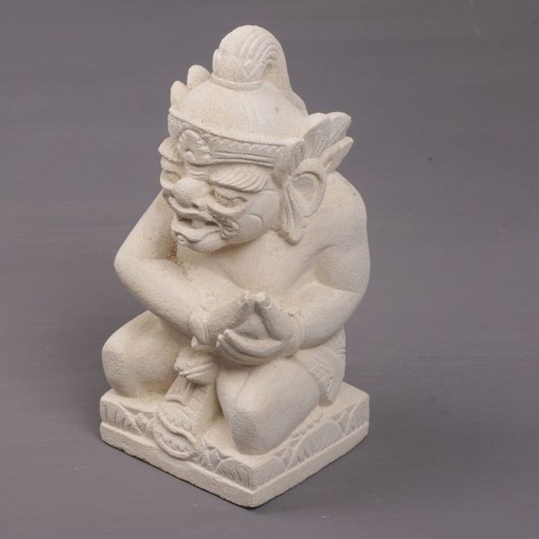 Alternate image for Hand-Carved Sandstone Sculpture of Tualen from Bali Tualen
