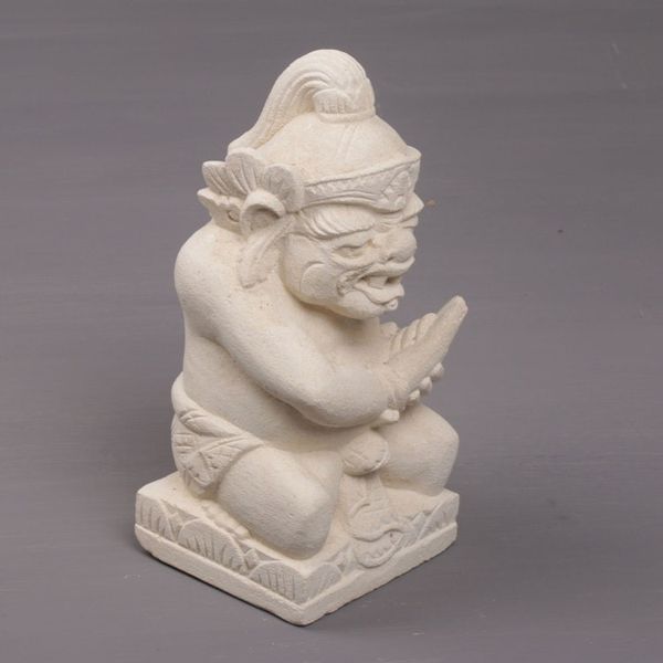Alternate image for Hand-Carved Sandstone Sculpture of Tualen from Bali Tualen