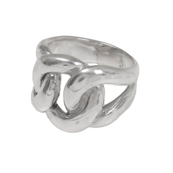 Alternate image for 925 Sterling Silver Unisex Cocktail Ring from Indonesia Bold and Brave