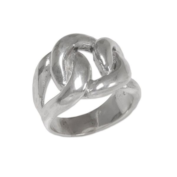 Alternate image for 925 Sterling Silver Unisex Cocktail Ring from Indonesia Bold and Brave