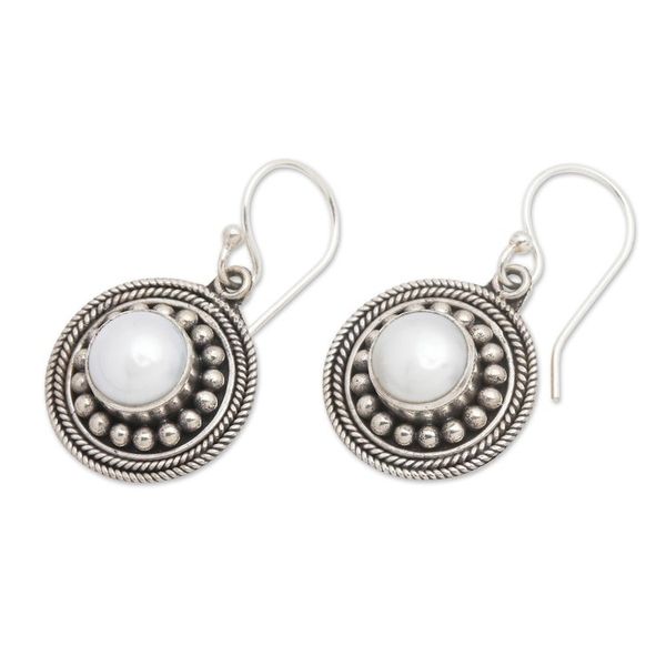 Alternate image for Culture Mabe Pearl and Sterling Silver Dangle Earrings Moonlight Dance