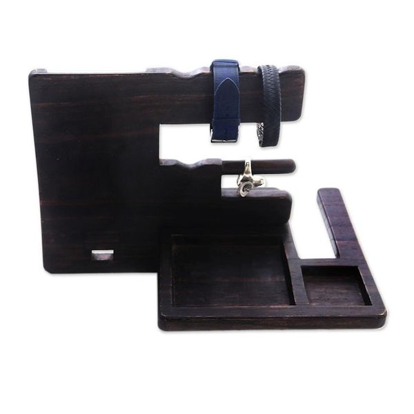 Alternate image for Handcrafted Rustic Wood Organizer from Bali Singaraja Brown