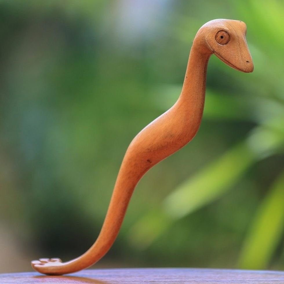 Suar Wood Gecko Back Scratcher from Bali 'Gecko Helper'