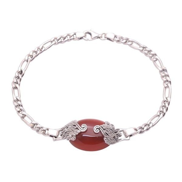 Alternate image for Carnelian Pendant Bracelet from Bali Growing in the Morning