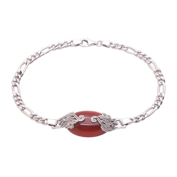 Alternate image for Carnelian Pendant Bracelet from Bali Growing in the Morning