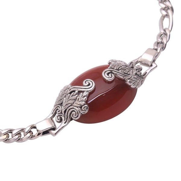 Alternate image for Carnelian Pendant Bracelet from Bali Growing in the Morning