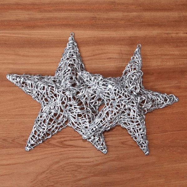 Alternate image for Handmade Eco-Friendly Plastic Star Wall Art Pair Woven Stars