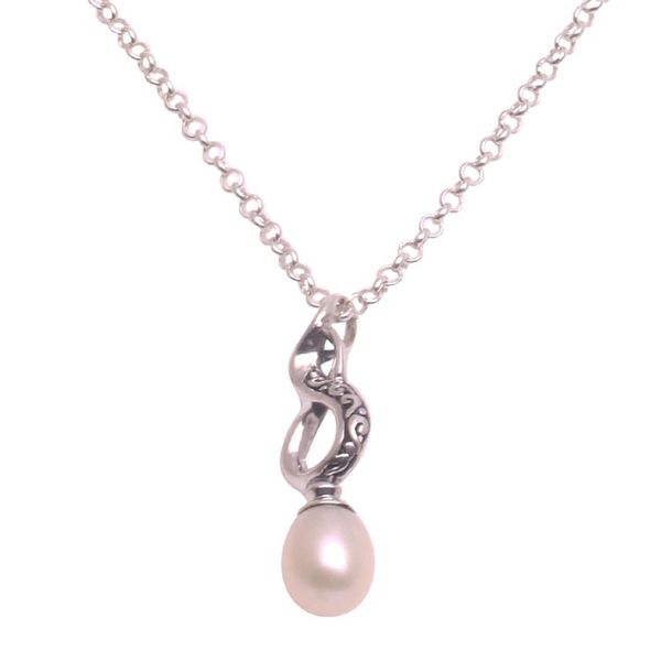 Alternate image for Infinity Symbol Cultured Pearl Necklace from Bali Infinity Glow