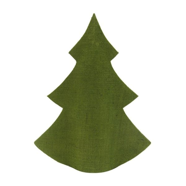 Alternate image for Handmade Green Batik Christmas Tree Decorative Sculpture Christmas in Batik in Green