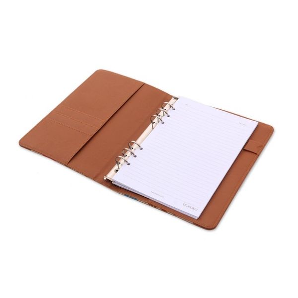 Alternate image for Handmade Faux Leather Planner in Brown from Indonesia Reef-Side Writer