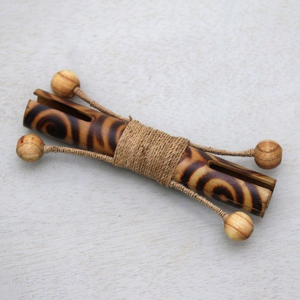 Alternate image for Bamboo Percussion Instrument Handmade in Thailand Homeward Melody