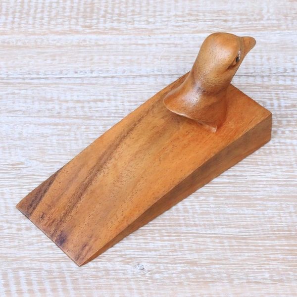 Alternate image for Eagle Head Suar Wood Door Stopper from Bali Eagle Eye