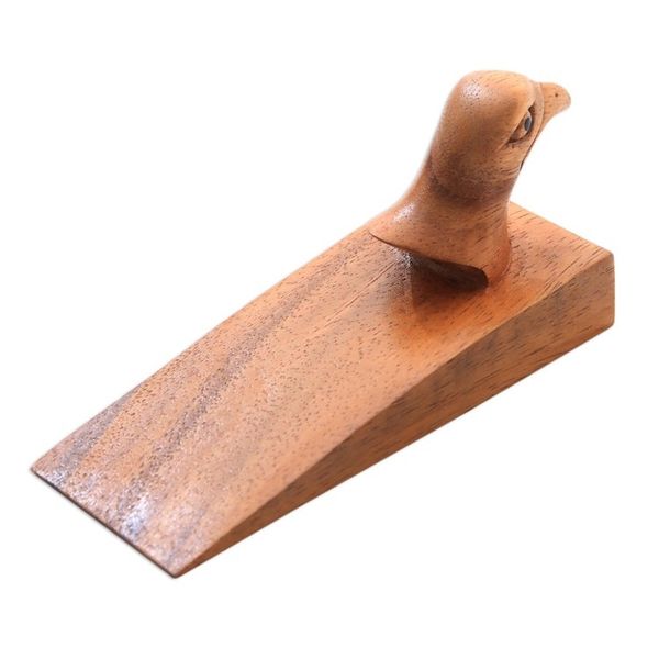 Alternate image for Eagle Head Suar Wood Door Stopper from Bali Eagle Eye