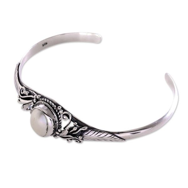 Alternate image for Cultured Pearl Pendant Cuff Bracelet from Bali Moonlight Shade