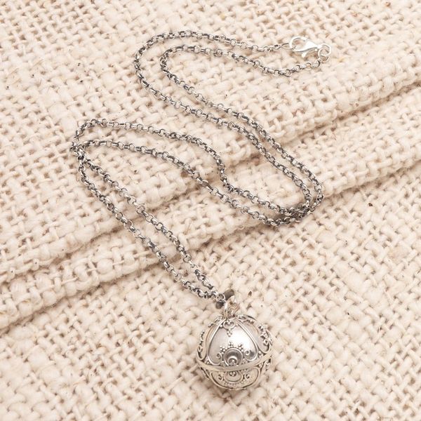 Alternate image for Sterling Silver Amulet Harmony Ball Necklace Caring Love