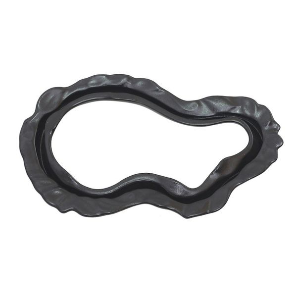 Alternate image for Freeform Black Ceramic Blossom Vase Living Flow in Black