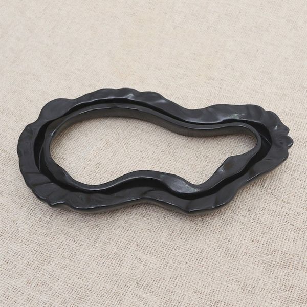 Alternate image for Freeform Black Ceramic Blossom Vase Living Flow in Black
