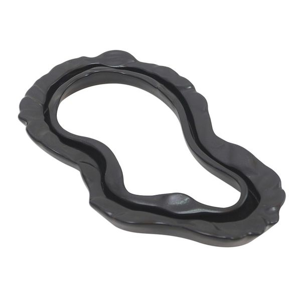 Alternate image for Freeform Black Ceramic Blossom Vase Living Flow in Black