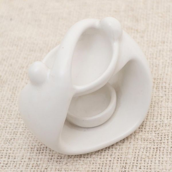 Alternate image for White Ceramic Sculptural Oil Warmer Warm Feelings