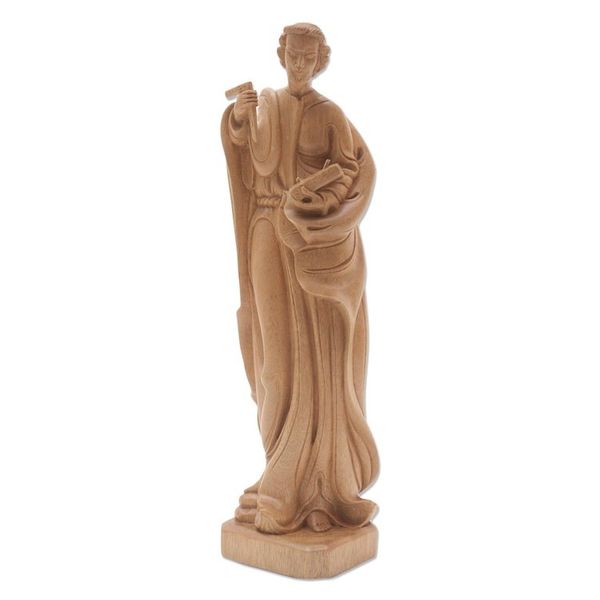 Alternate image for Artisan Crafted Wood Sculpture of Saint Joseph Saint Joseph