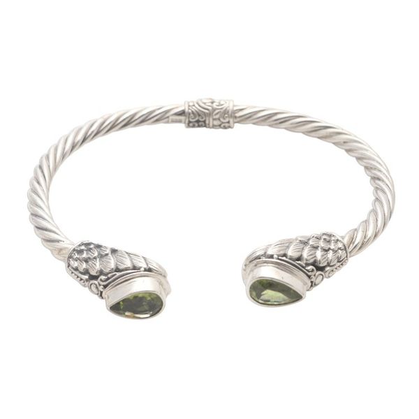 Alternate image for Wing Motif Peridot Cuff Bracelet Fancy Feathers