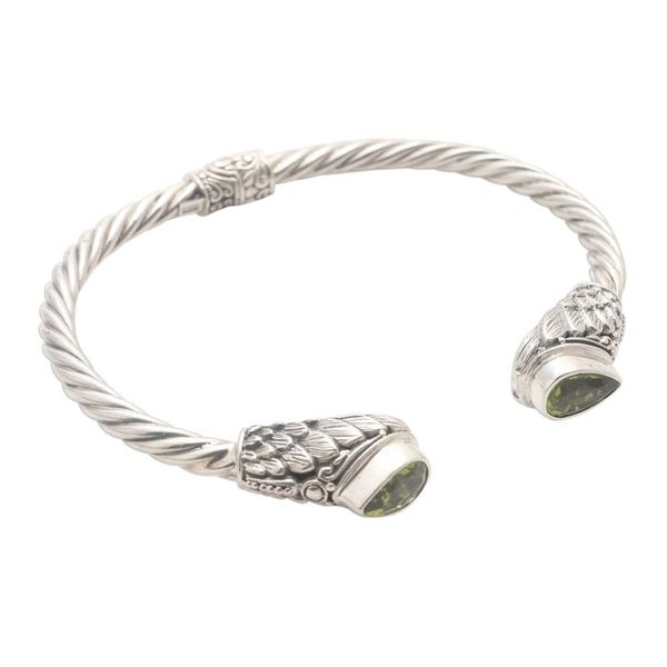 Alternate image for Wing Motif Peridot Cuff Bracelet Fancy Feathers
