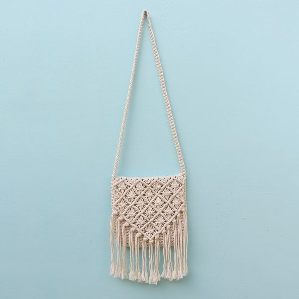 Alternate image for Diamond Pattern Hand-Knotted Cotton Sling from Bali Star Light