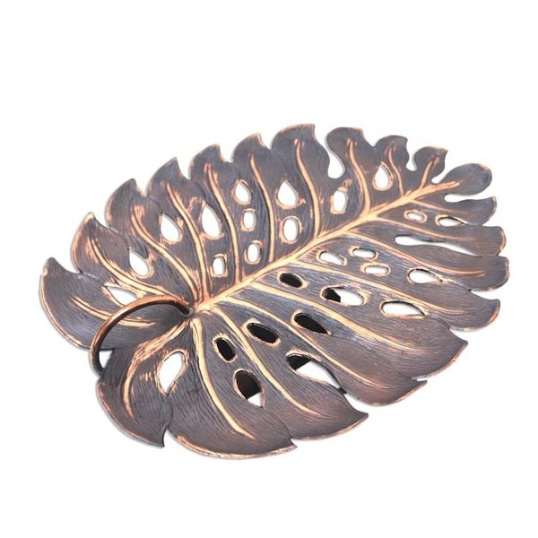 Alternate image for Leaf-Shaped Copper Wall Sconce from Java Stylized Leaf