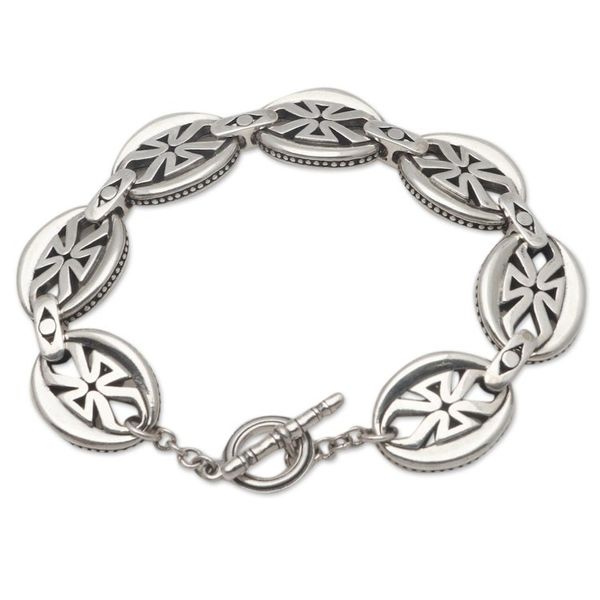 Alternate image for Sterling Silver Link Bracelet from Bali Rule Brittania