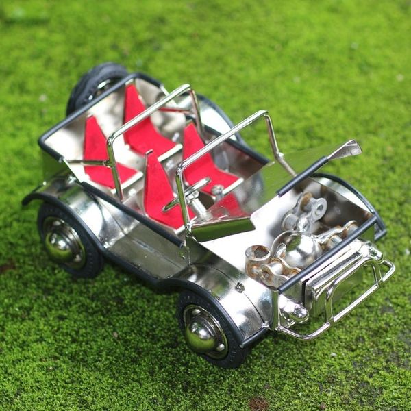 Alternate image for Eco-Friendly Recycled Steel and Rubber Vehicle Statuette Off-Road Adventure