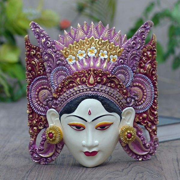 Alternate image for Artisan Crafted Balinese Suar Wood Mask Traditional Dance