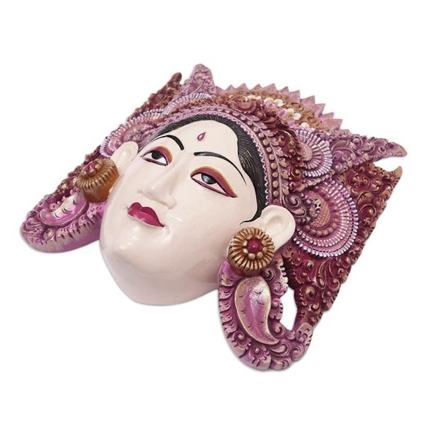 Alternate image for Artisan Crafted Balinese Suar Wood Mask Traditional Dance