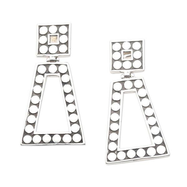 Alternate image for Artisan Crafted Sterling Silver Dangle Earrings Bright Lights, Big City