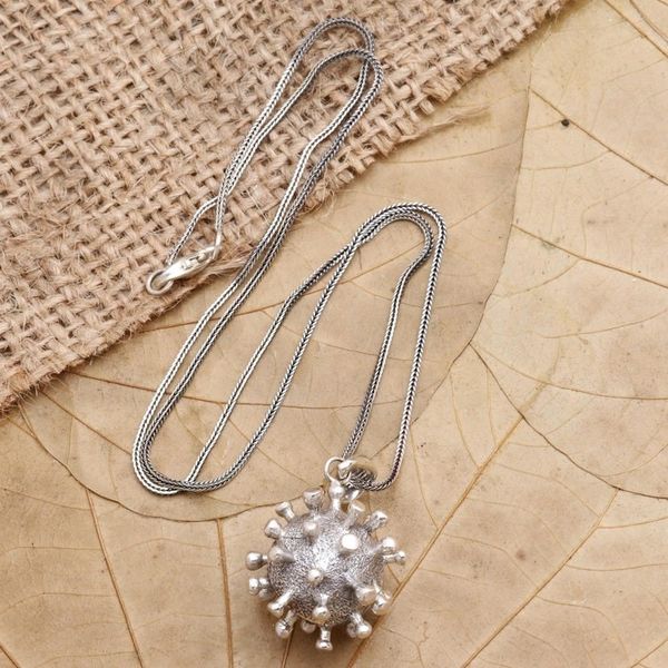 Alternate image for Sterling Silver Pendant Necklace Invisible