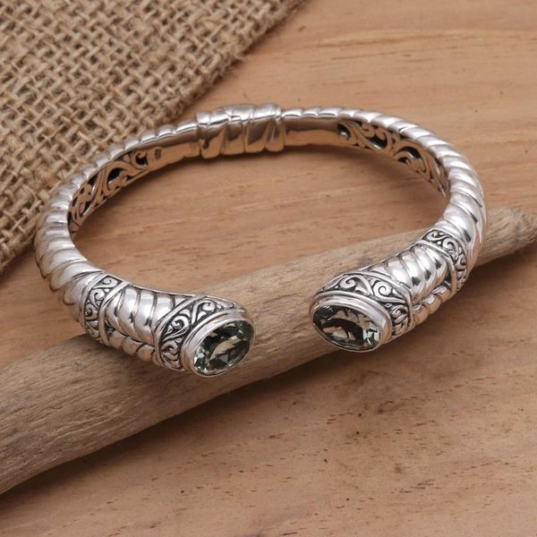 Alternate image for Sterling Silver and Prasiolite Cuff Bracelet Wish