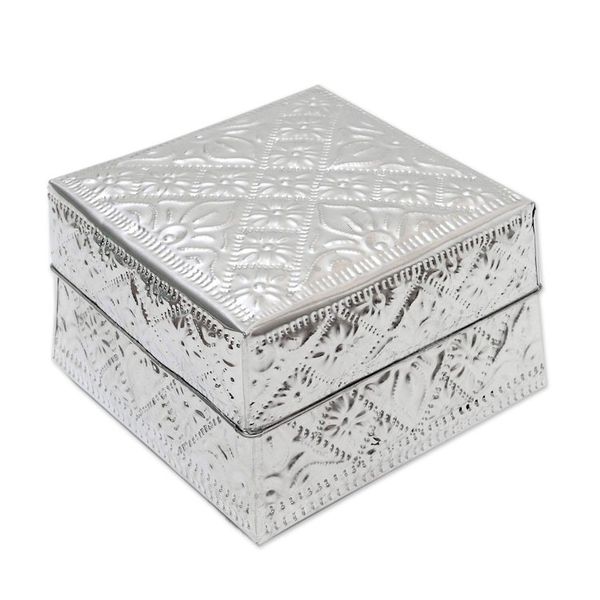 Alternate image for Artisan Crafted Decorative Aluminum Boxes Set of 3 Lempuyang Sunset in Medium