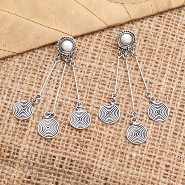 Alternate image for Artisan Made Sterling Silver Dangle Earrings Sweet Lolly