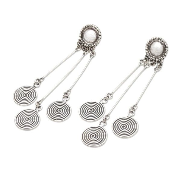 Alternate image for Artisan Made Sterling Silver Dangle Earrings Sweet Lolly