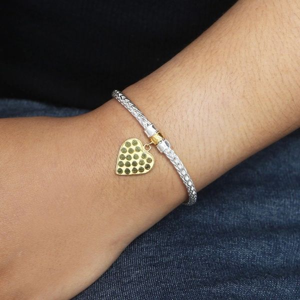 Alternate image for Hand Made Gold-Plated Heart Charm Bracelet from Bali Golden Romance