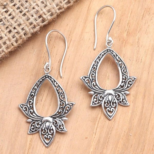 Alternate image for Hand Crafted Sterling Silver Dangle Earrings Magic in You