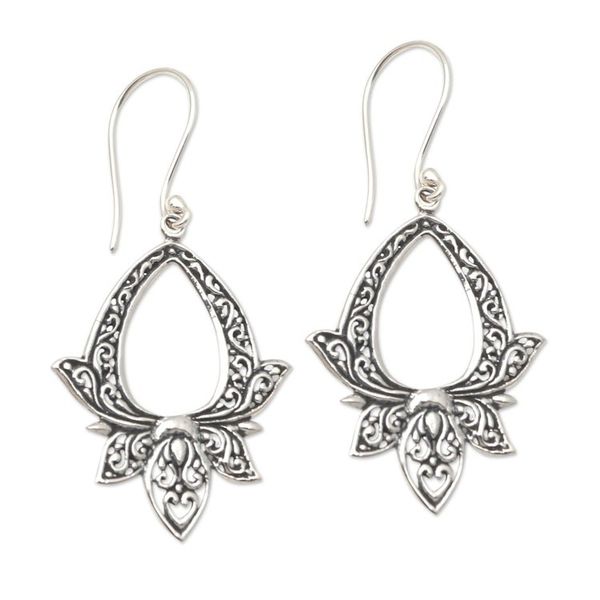 Alternate image for Hand Crafted Sterling Silver Dangle Earrings Magic in You