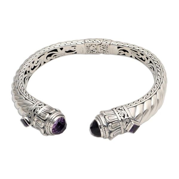 Alternate image for Amethyst and Sterling Silver Cuff Bracelet Aspire