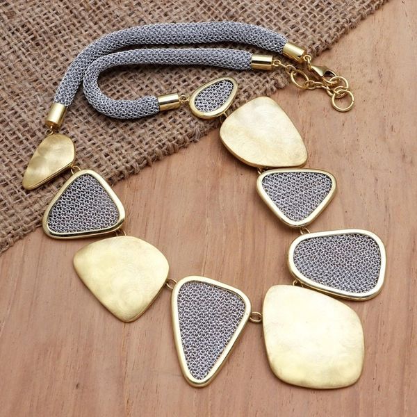 Alternate image for Handmade Gold-Plated Brass Pendant Necklace from Bali Golden Eye