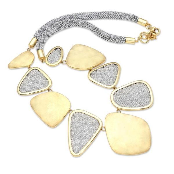 Alternate image for Handmade Gold-Plated Brass Pendant Necklace from Bali Golden Eye