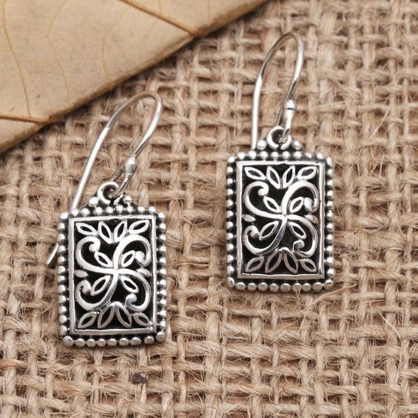 Alternate image for Artisan Crafted Sterling Silver Dangle Earrings Sweet Choice