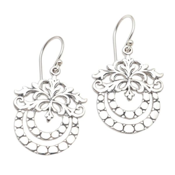 Alternate image for Artisan Crafted Sterling Silver Dangle Earrings Pure Fruit