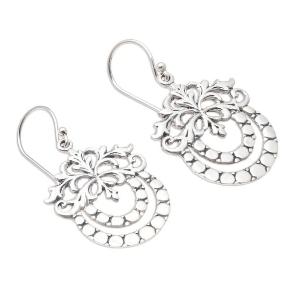 Alternate image for Artisan Crafted Sterling Silver Dangle Earrings Pure Fruit