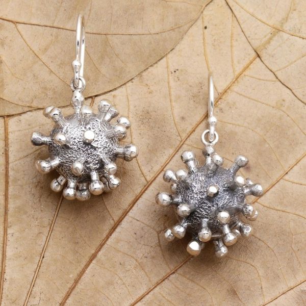 Alternate image for Sterling Silver Dangle Earrings Invisible